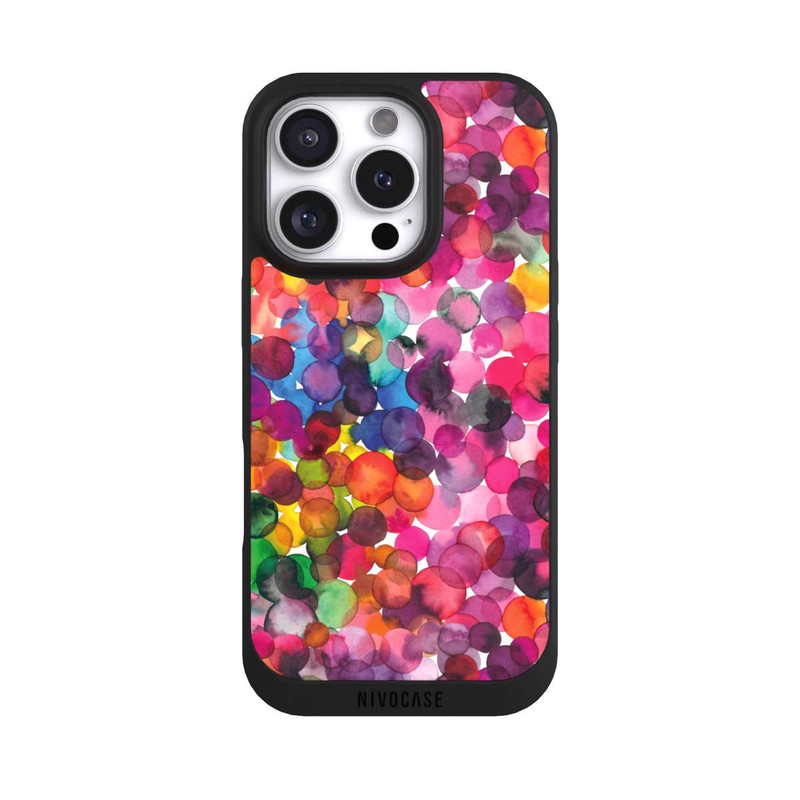 iPhone 16 Pro NIVOpure Points aquarelle superposés