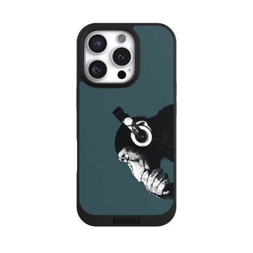 Apple iPhone 16 Pro NIVOpure Denkender Affe Blau