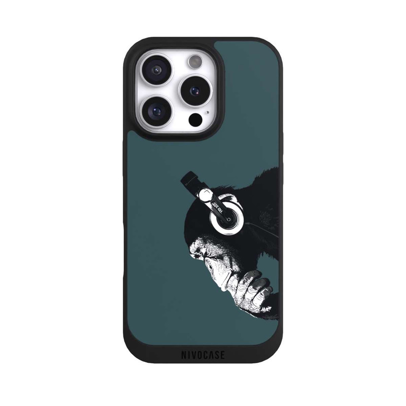 iPhone 16 Pro NIVOpure Denkender Affe Blau