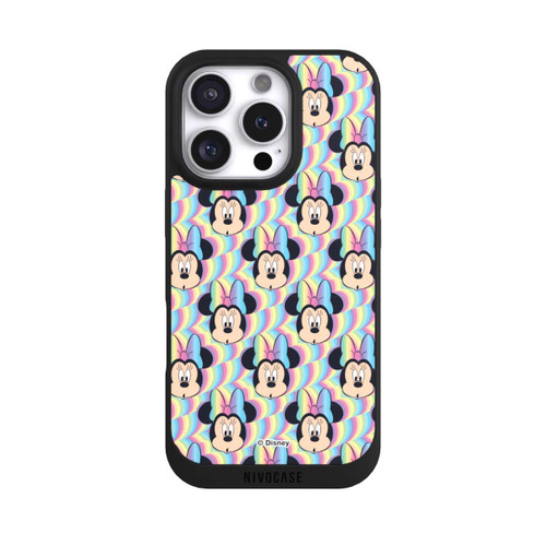 Apple iPhone 16 Pro NIVOpure Minnie Visages d'arc-en-ciel