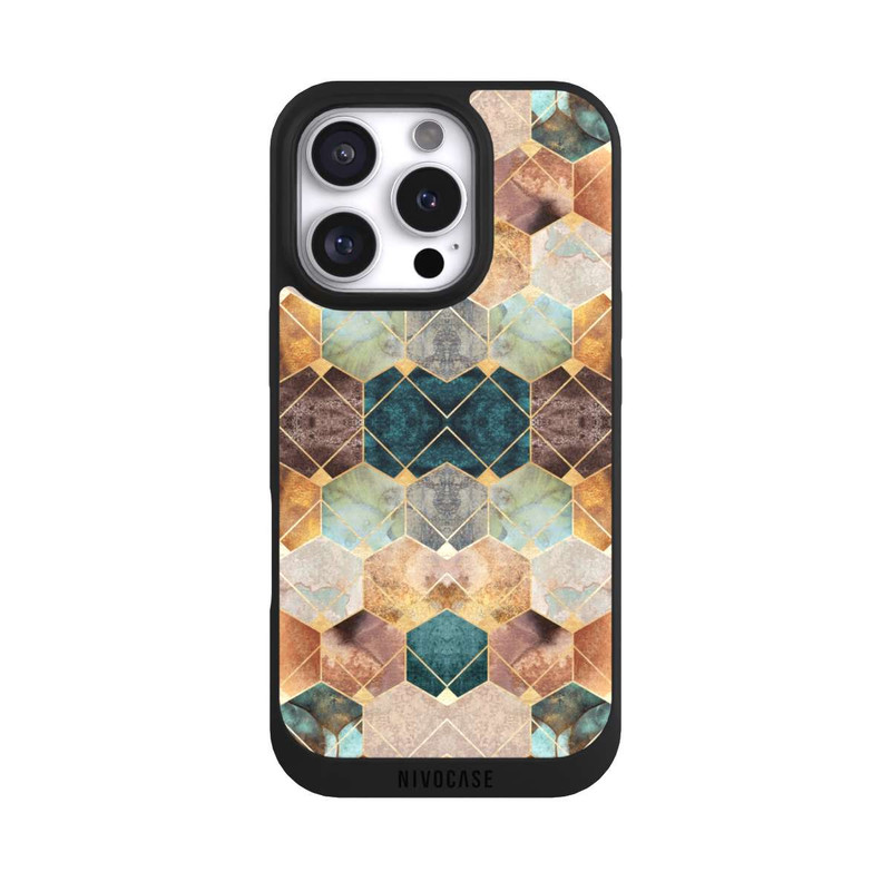 iPhone 16 Pro NIVOpure Natural Hexagons And Diamonds