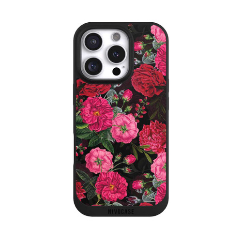 Apple iPhone 16 Pro NIVOpure Pink and Red Flowers