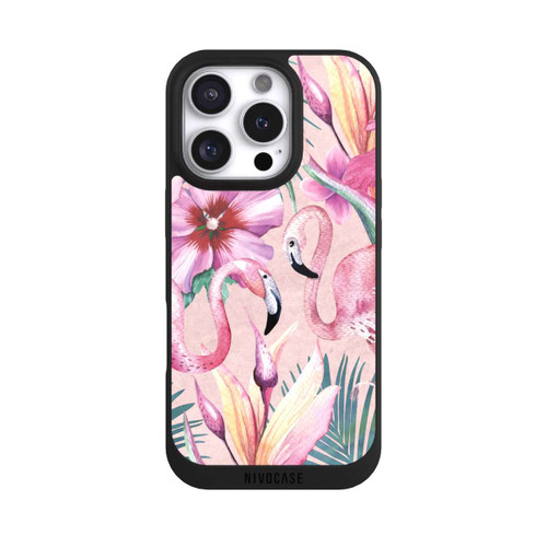 Apple iPhone 16 Pro NIVOpure Rêves de flamants roses