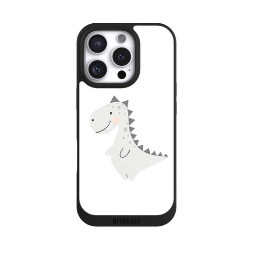 Apple iPhone 16 Pro NIVOpure Grauer Dino