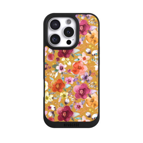 Apple iPhone 16 Pro NIVOpure Bouquets de fleurs printanières moutarde