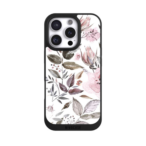 Apple iPhone 16 Pro NIVOpure Aquarell braune Rosenblüten