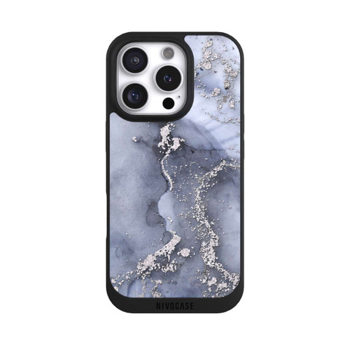 Apple iPhone 16 Pro NIVOpure Encre Bleu Argent