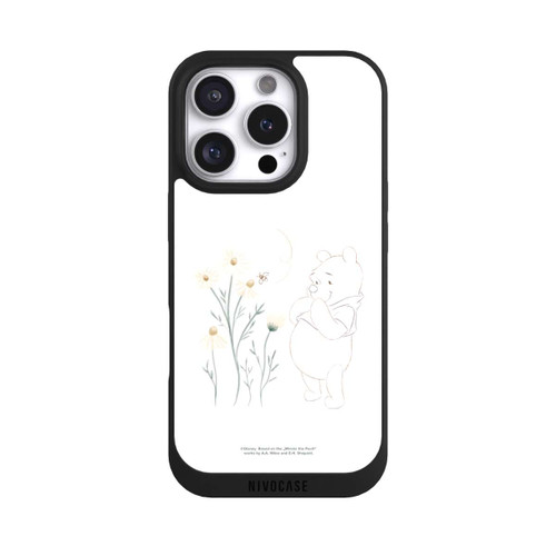 Apple iPhone 16 Pro NIVOpure Winnie Puuh sieht sich Gänseblümchen an