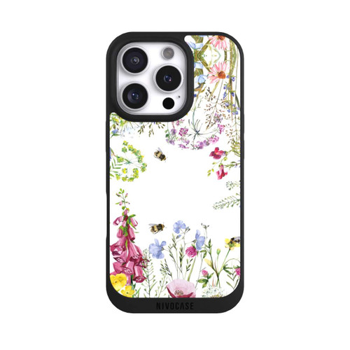 Apple iPhone 16 Pro NIVOpure Cadre de fleurs sauvages des prés d'été