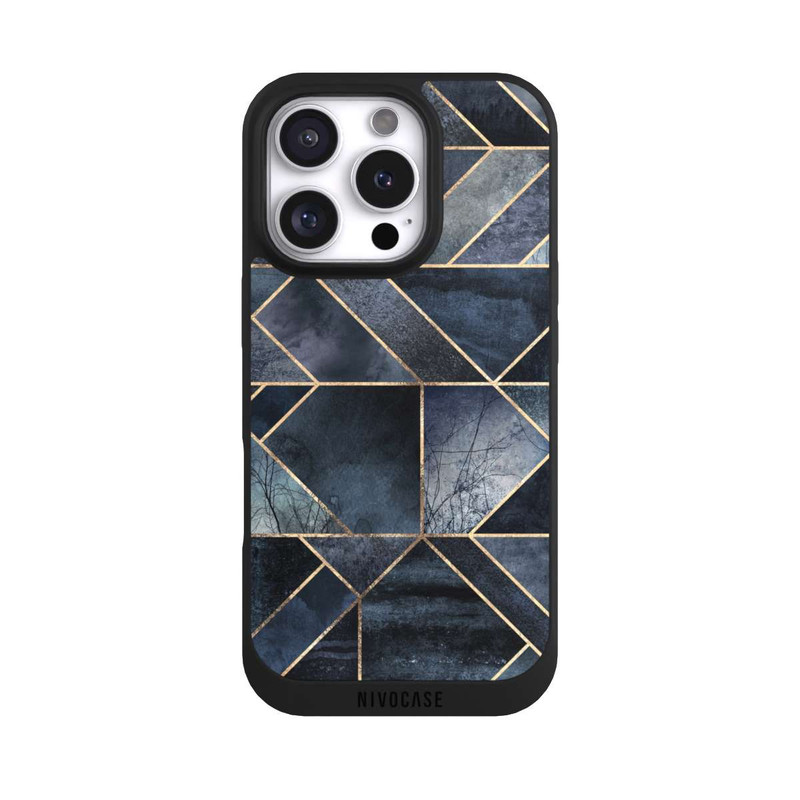 iPhone 16 Pro NIVOpure Abstract Nature-Dark Blue