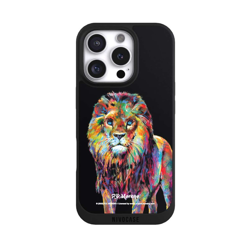 iPhone 16 Pro NIVOpure Löwe Bunte Kunst von P.D. Moreno