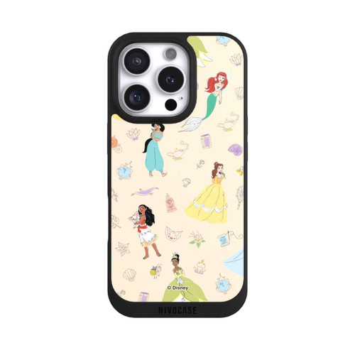 Apple iPhone 16 Pro NIVOpure Princess Pattern Beige Disney Princess