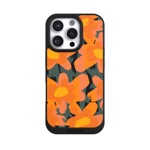 Apple iPhone 16 Pro NIVOpure Prairie Fleurie Orange