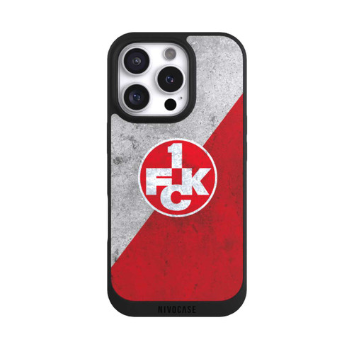Apple iPhone 16 Pro NIVOpure 1.FC Kaiserslautern-Beton Logo red