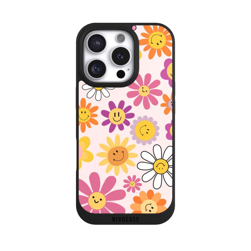 iPhone 16 Pro NIVOpure Smiles Pink Flowers