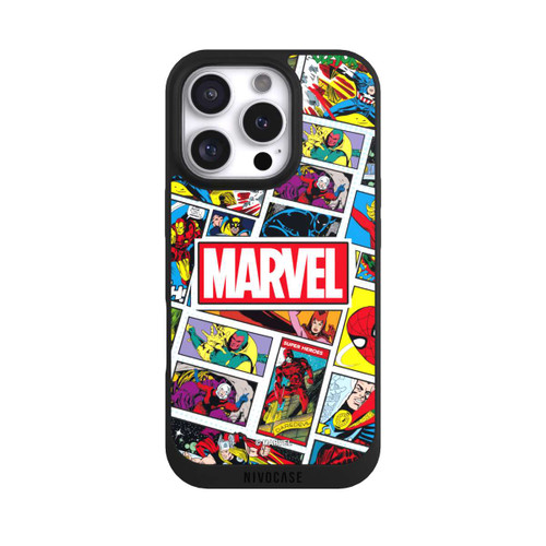 Apple iPhone 16 Pro NIVOpure Marvel Comic Pattern