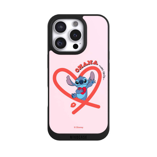 Apple iPhone 16 Pro NIVOpure Stitch Ohana Rosa Herz