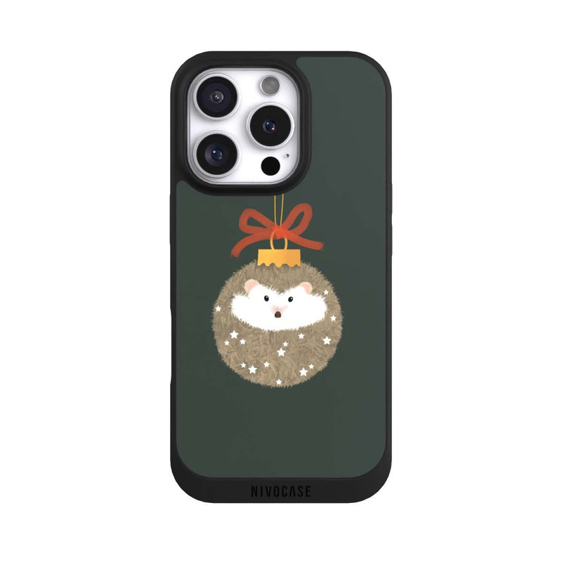 iPhone 16 Pro NIVOpure hérisson de Noël