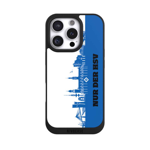 Apple iPhone 16 Pro NIVOpure HSV Skyline Blau Weiß