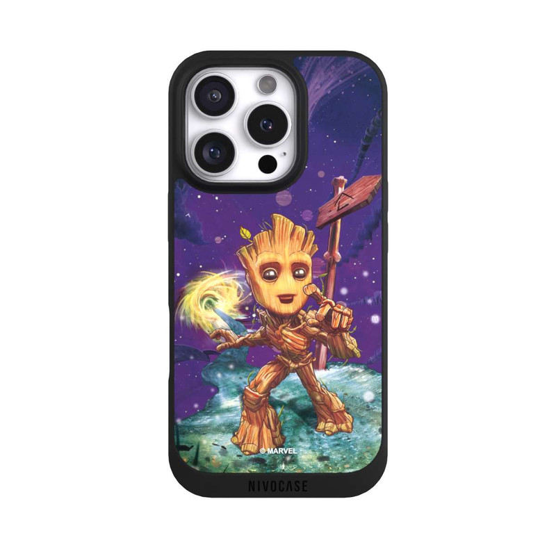 iPhone 16 Pro NIVOpure Baby Groot Galaxy Touch