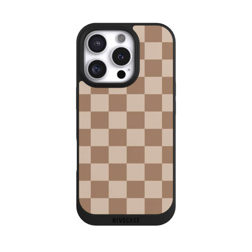 Apple iPhone 16 Pro NIVOpure Braun Karo