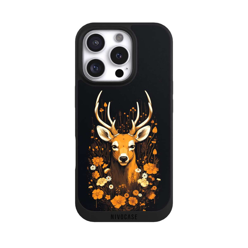 iPhone 16 Pro NIVOpure Deer Flowers Big