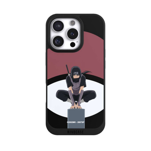 Apple iPhone 16 Pro NIVOpure Itachi Uchiha Symbol schwarz