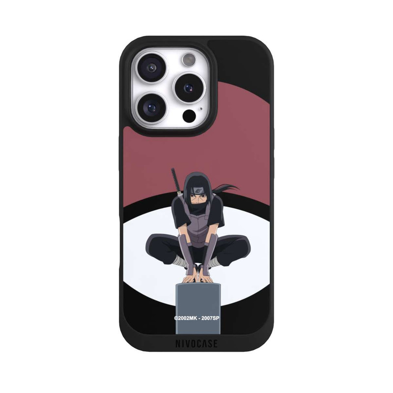 iPhone 16 Pro NIVOpure Itachi Uchiha Symbol schwarz