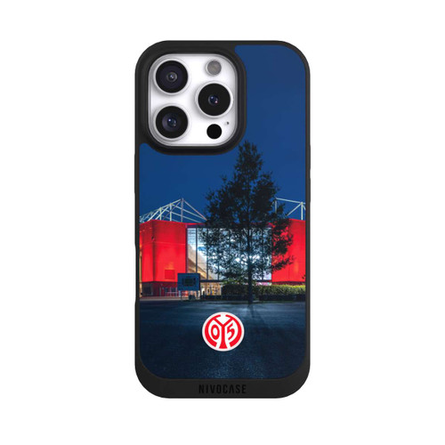Apple iPhone 16 Pro NIVOpure Mainz 05 Stadion bei Nacht