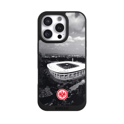 Apple iPhone 16 Pro NIVOpure SGE Stadion Schwarz Weiß