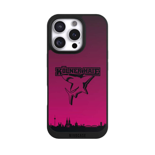 Apple iPhone 16 Pro NIVOpure Kölner Haie Skyline Pink