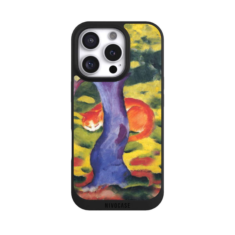 iPhone 16 Pro NIVOpure Katze hinter Einem Baum von Franz Marc