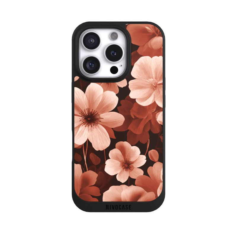 iPhone 16 Pro NIVOpure Rote Negativblumen mit KI