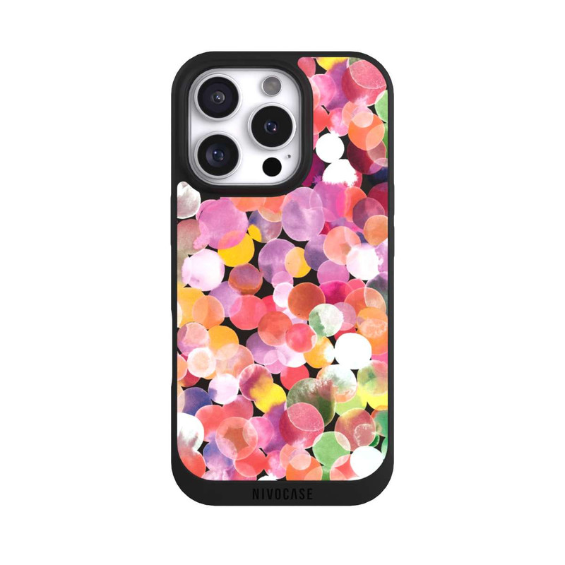 iPhone 16 Pro NIVOpure Colorful Watercolor Dots