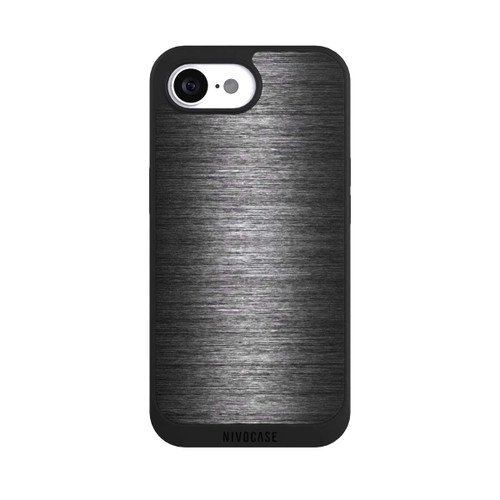 Apple iPhone 16e NIVOpure Metal Look - Anthrazit