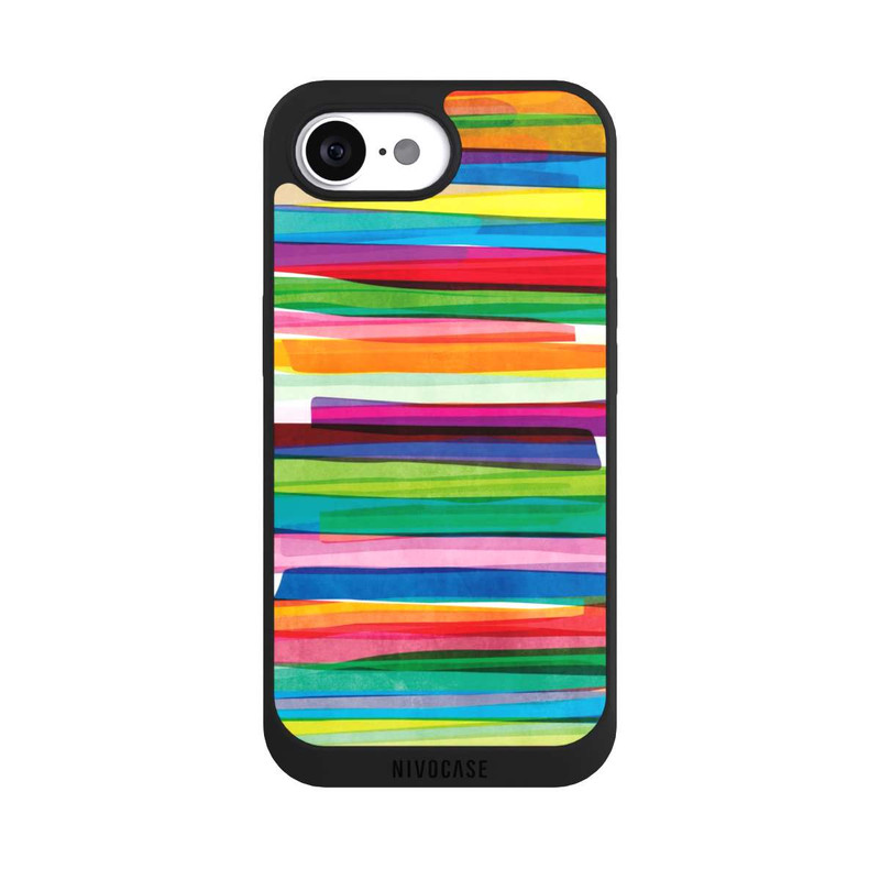 iPhone 16e NIVOpure Bunte Streifen1