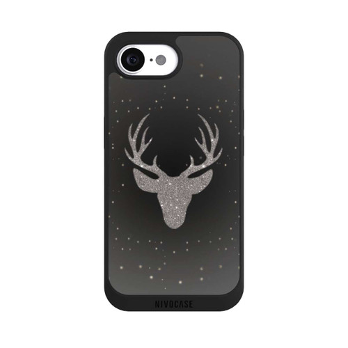 Apple iPhone 16e NIVOpure Hirsch Glitzer Look