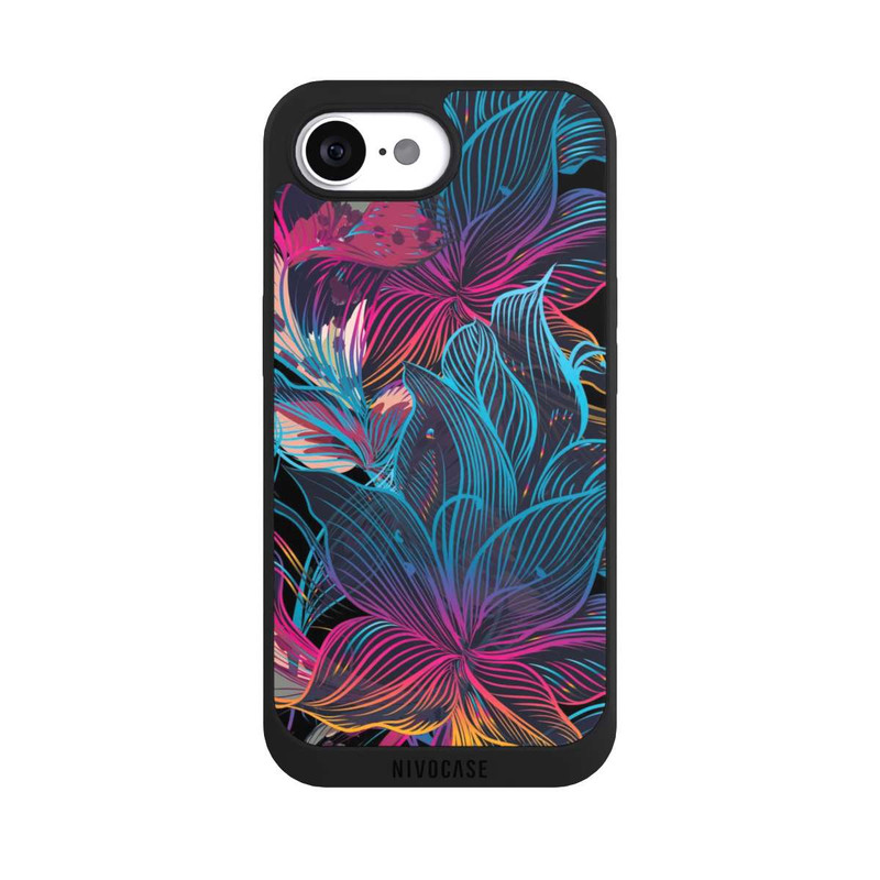 iPhone 16e NIVOpure Le pouvoir des fleurs néon