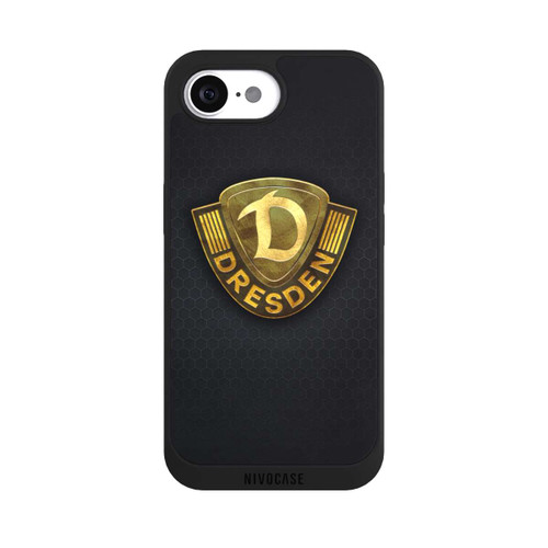Apple iPhone 16e NIVOpure Goldenes Logo Look Dynamo Dresden
