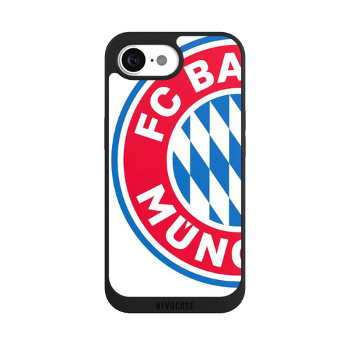 Apple iPhone 16e NIVOpure Großes FCB Logo Weiß