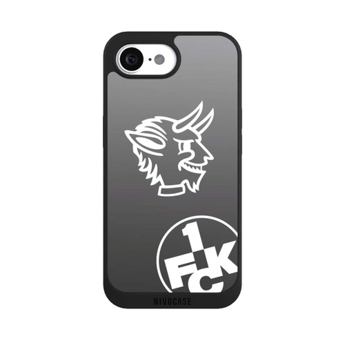 Apple iPhone 16e NIVOpure Teufelskopf FCK auf Schwarz