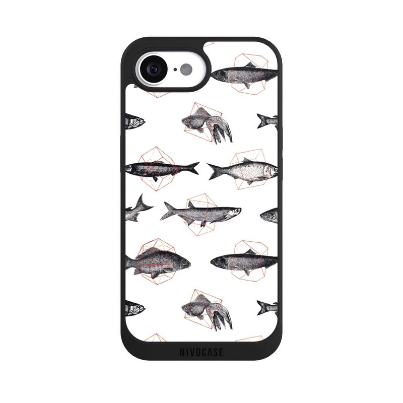 iPhone 16e NIVOpure Fische in Geometrie