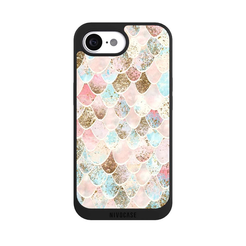 iPhone 16e NIVOpure Glitter Look Mermaid Pattern
