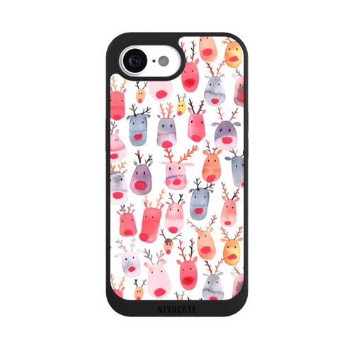 Apple iPhone 16e NIVOpure Aquarelle de renne mignon