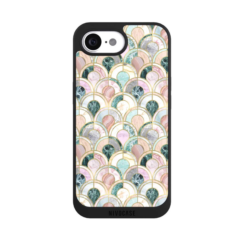 iPhone 16e NIVOpure Marmor-Inlays