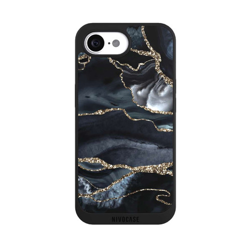 Apple iPhone 16e NIVOpure Or marbré foncé Aspect pailleté