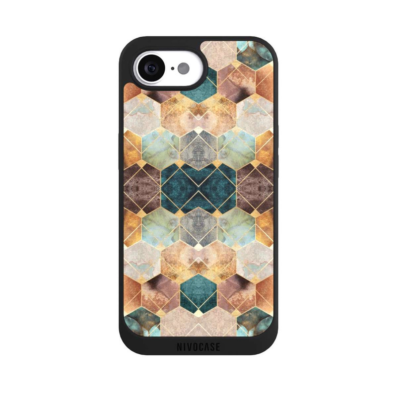 iPhone 16e NIVOpure Hexagones et diamants naturels