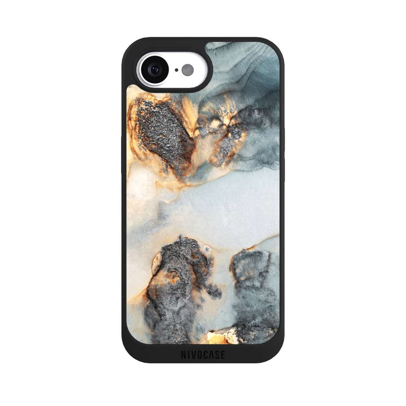 iPhone 16e NIVOpure Flutwellen Golddruck