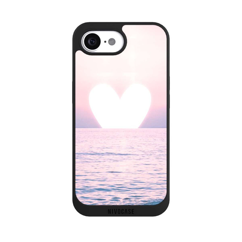 iPhone 16e NIVOpure Heart Sunset