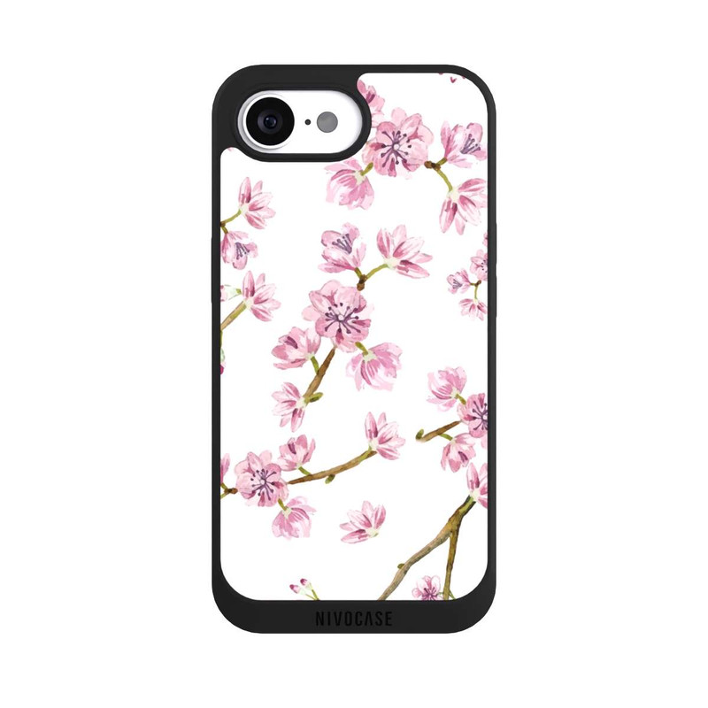 iPhone 16e NIVOpure Fleurs de Cerisier Rose